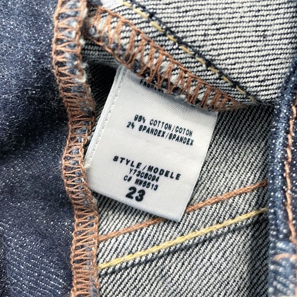 Guess Jeans Authentic Ultra High-Waisted Skinny Jeans Women 23 Stretch Deep Blue - Picture 9 of 9